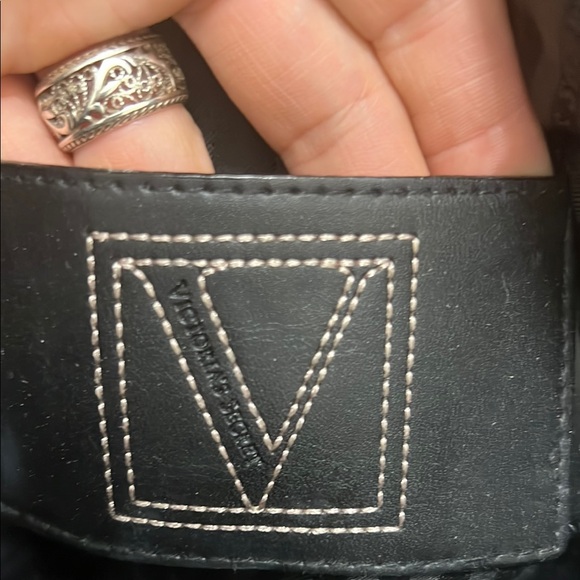 Victoria's Secret Blue and Gold Shoulder Bag with Luxurious Chain Strap - Picture 8 of 15